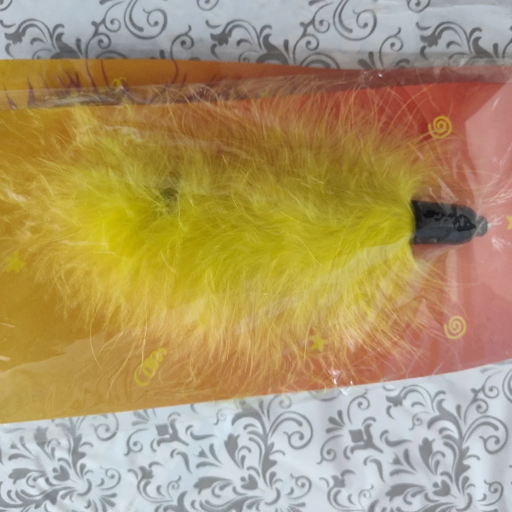 Lot of 3 Lazy Pet Interactive Tiger Tail Tease Cat Toy Blue, Violet & Yellow C3
